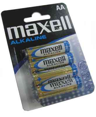 Maxell Pila Alcalina 15v Tipo Aa Pack4